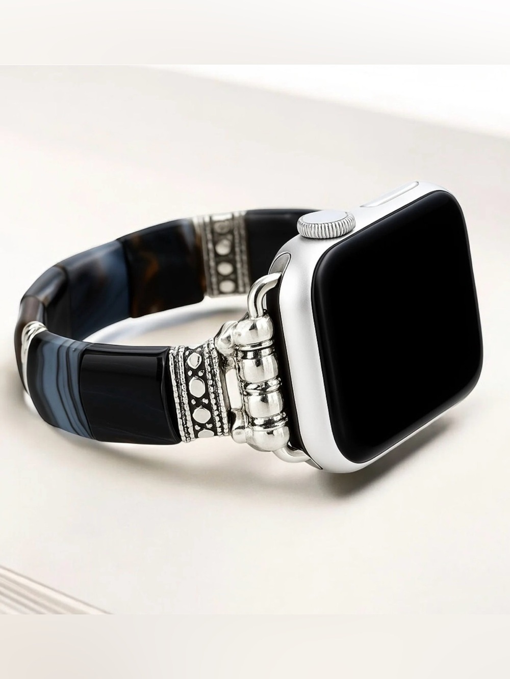 NWT Cape Diablo Bohemian Noir Stretch Apple Watch Strap